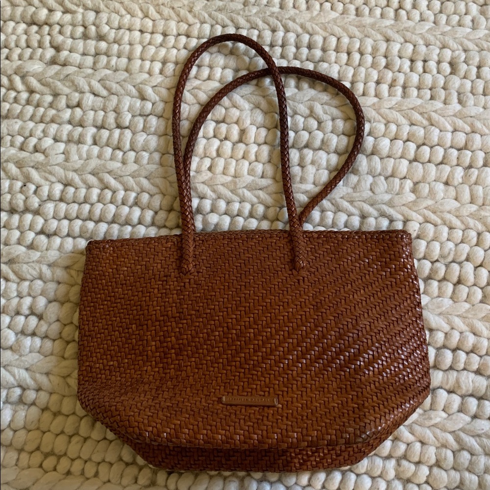 Loeffler Randall Brown Woven Tote